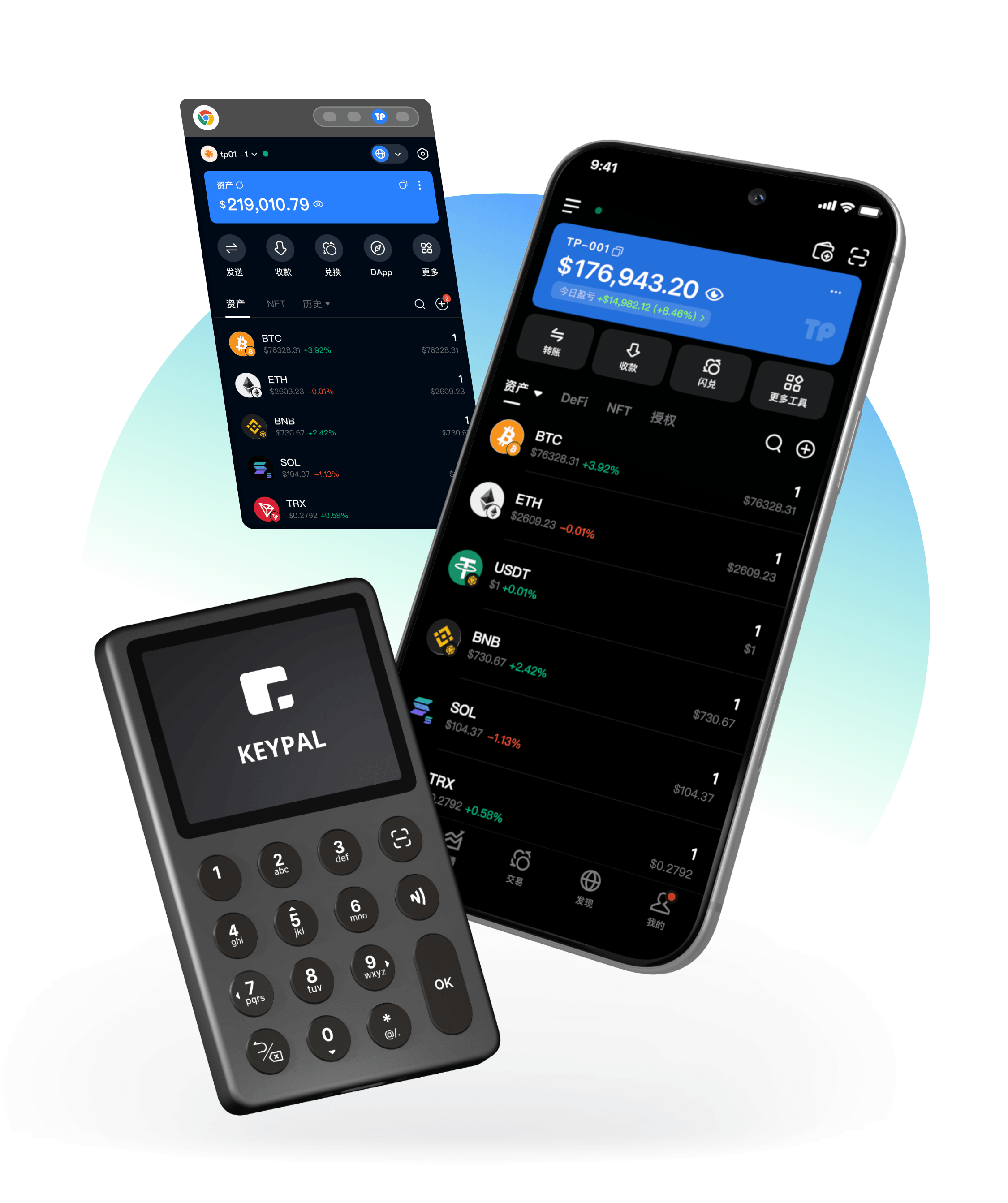 TokenPocket數字錢包產品主視覺